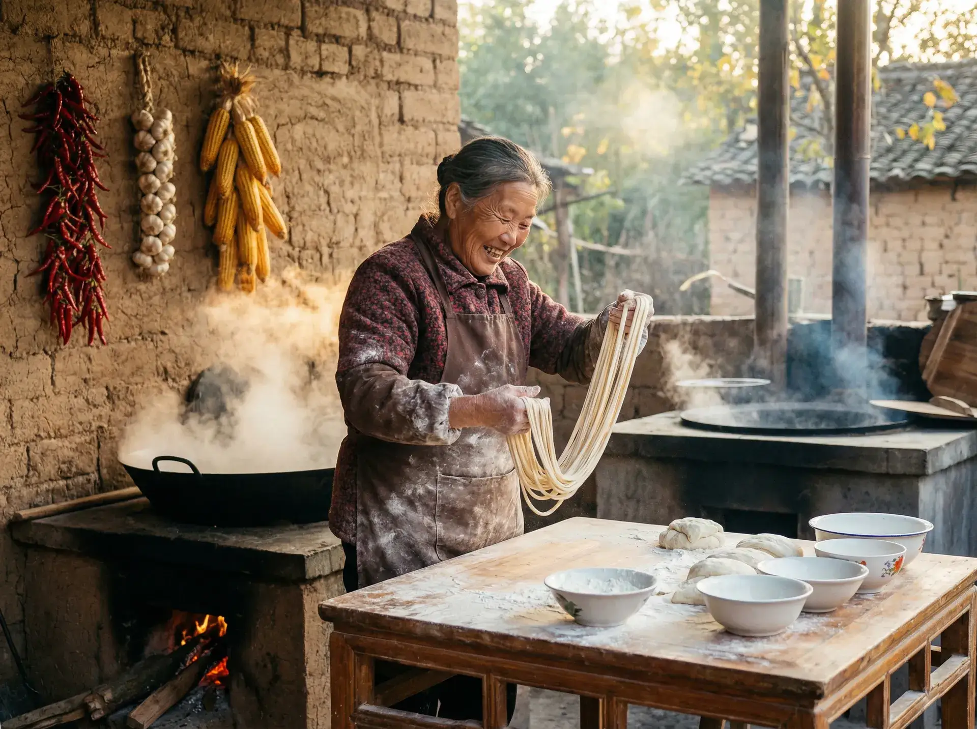 农家大嫂手擀面 - 三级片是什么 乡村美食